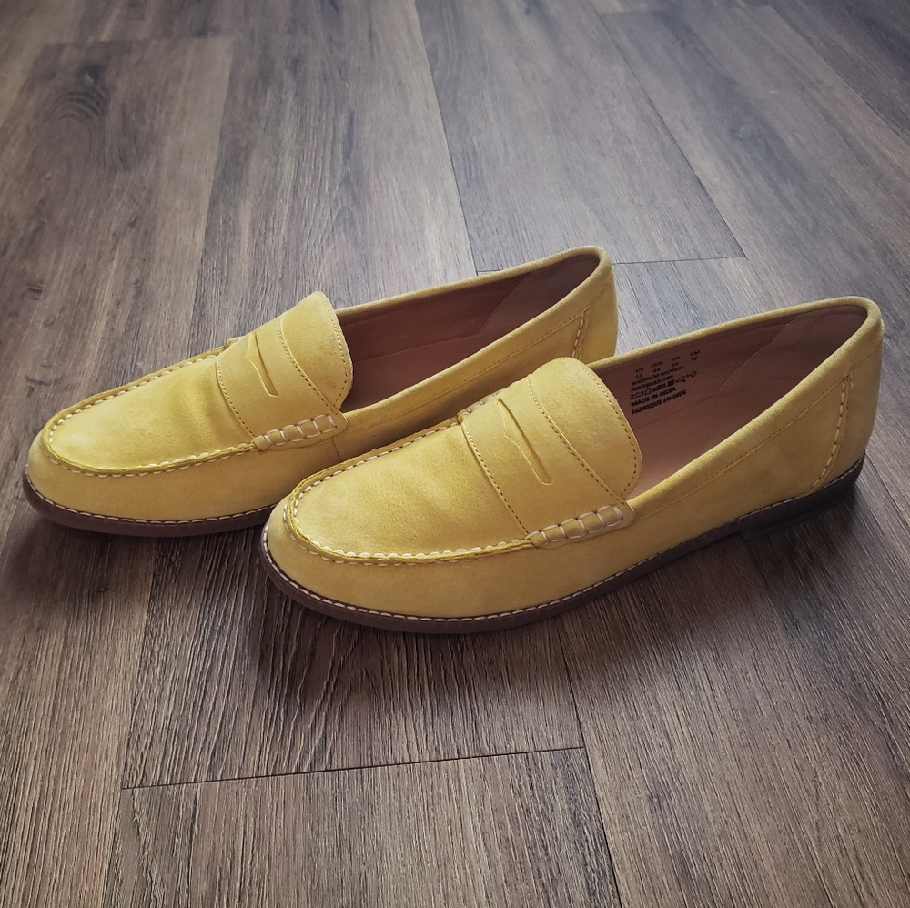 Hush Puppies Wren Loager Yellow Suede